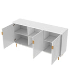 Modern Console Table with Storage by Homcom - Comfortable Living Decor