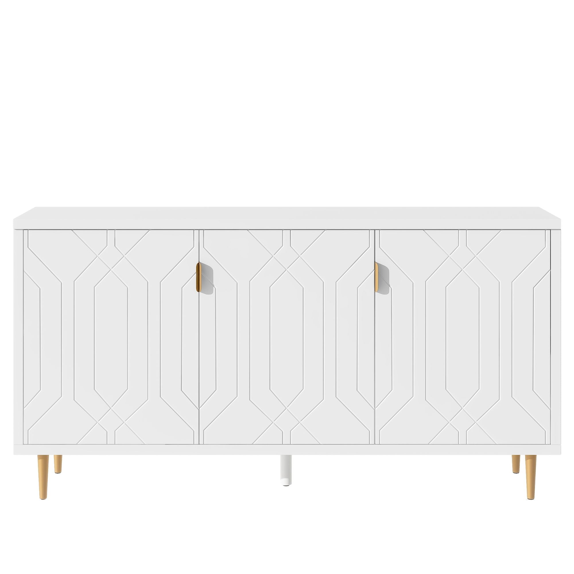 Modern Console Table with Storage by Homcom - Comfortable Living Decor