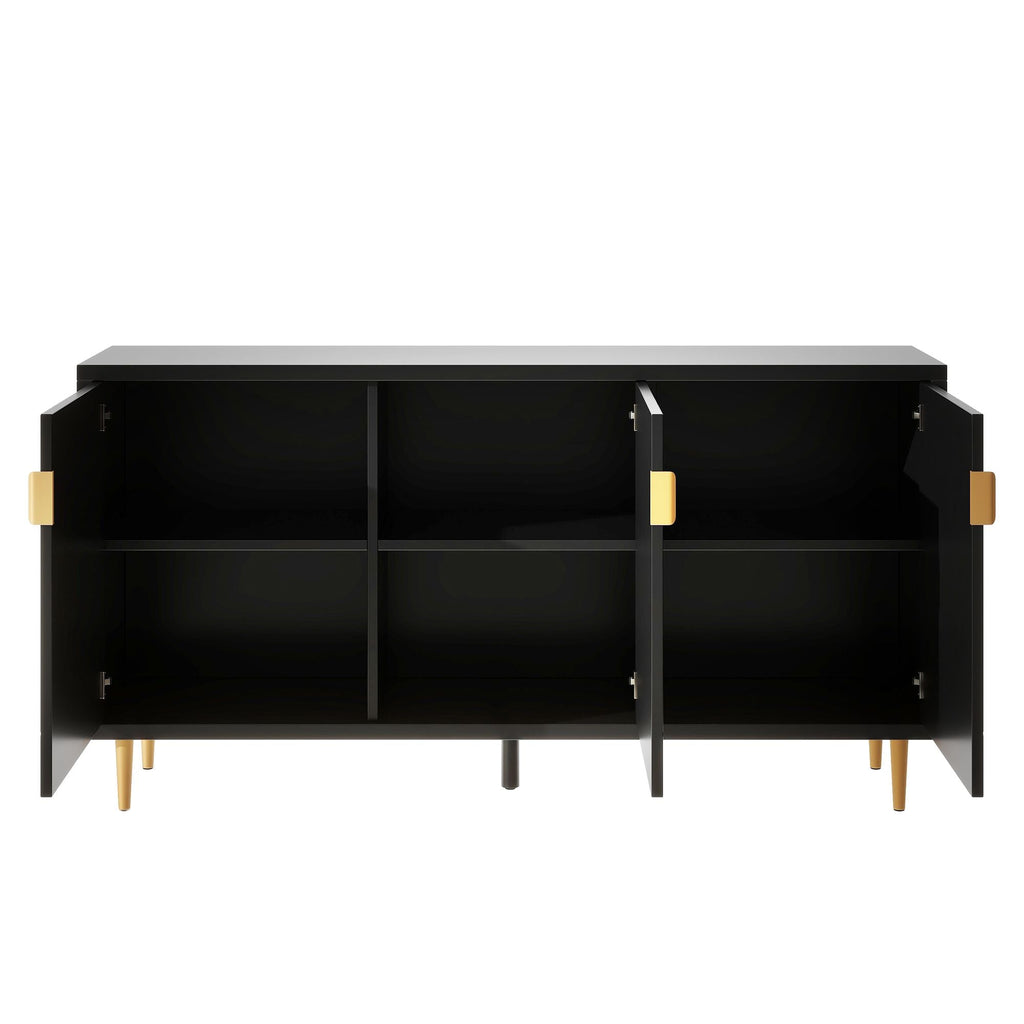 Modern Console Table with Storage by Homcom - Comfortable Living Decor