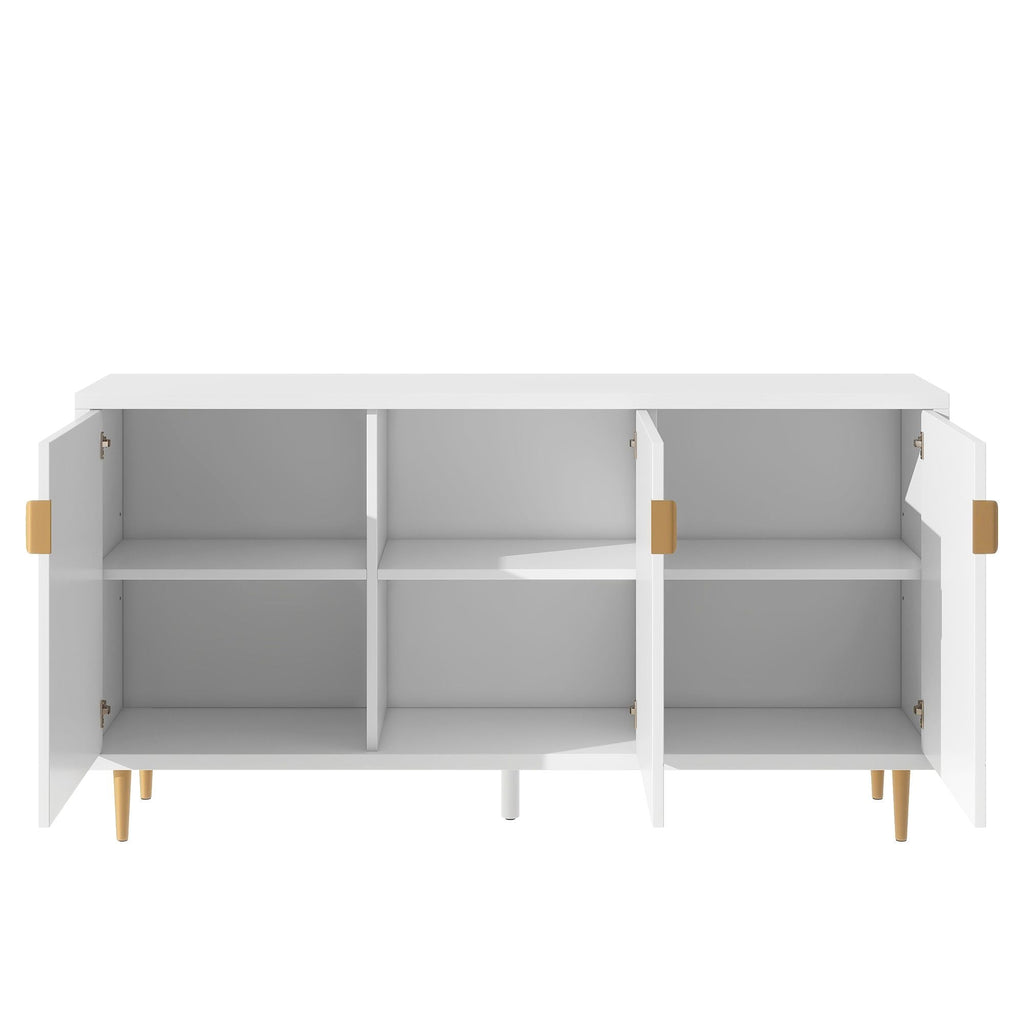 Modern Console Table with Storage by Homcom - Comfortable Living Decor
