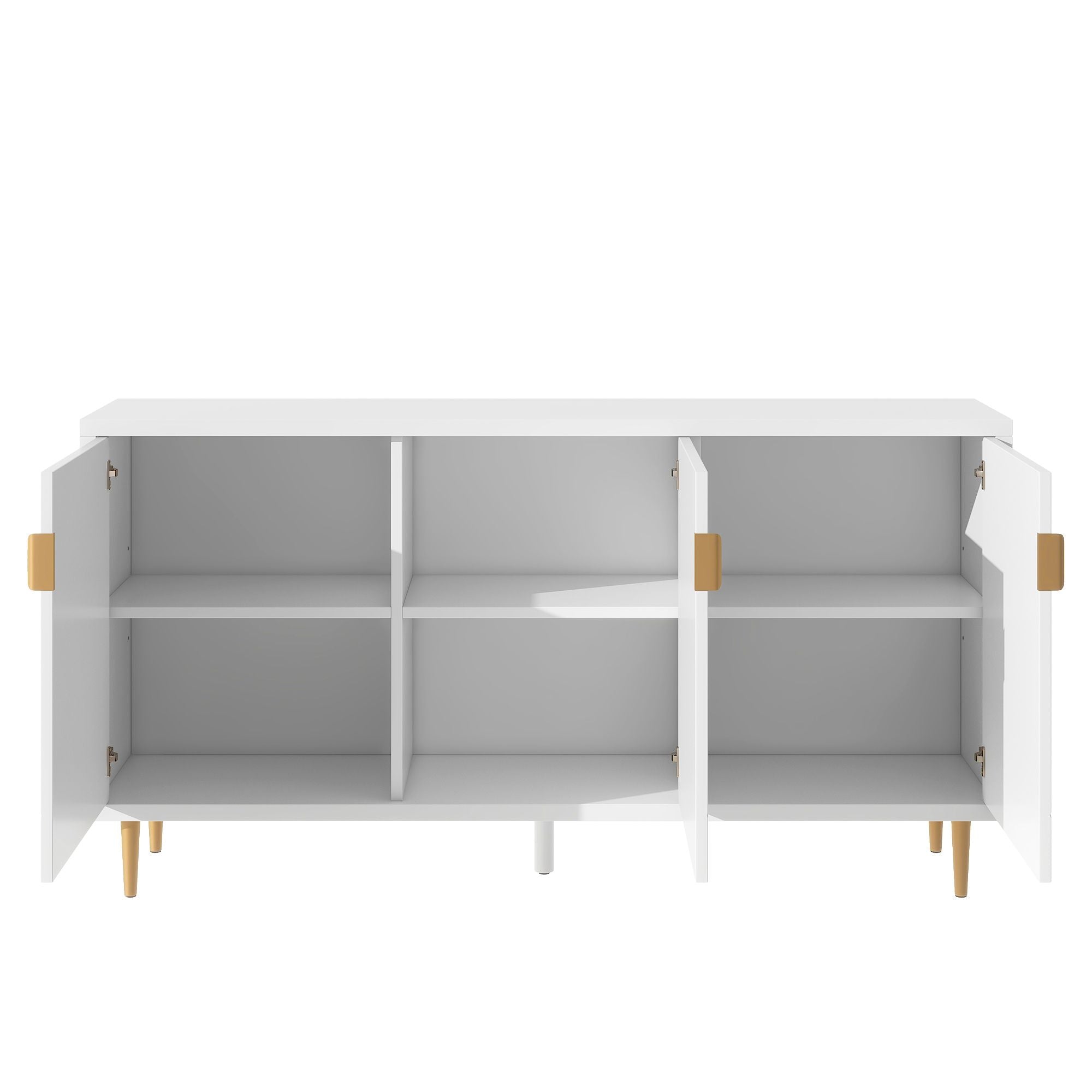 Modern Console Table with Storage by Homcom - Comfortable Living Decor
