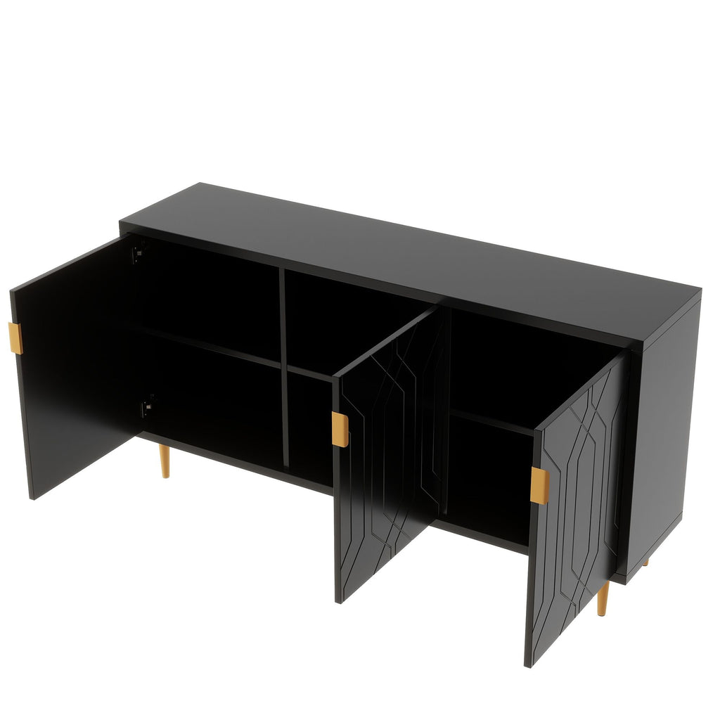 Modern Console Table with Storage by Homcom - Comfortable Living Decor