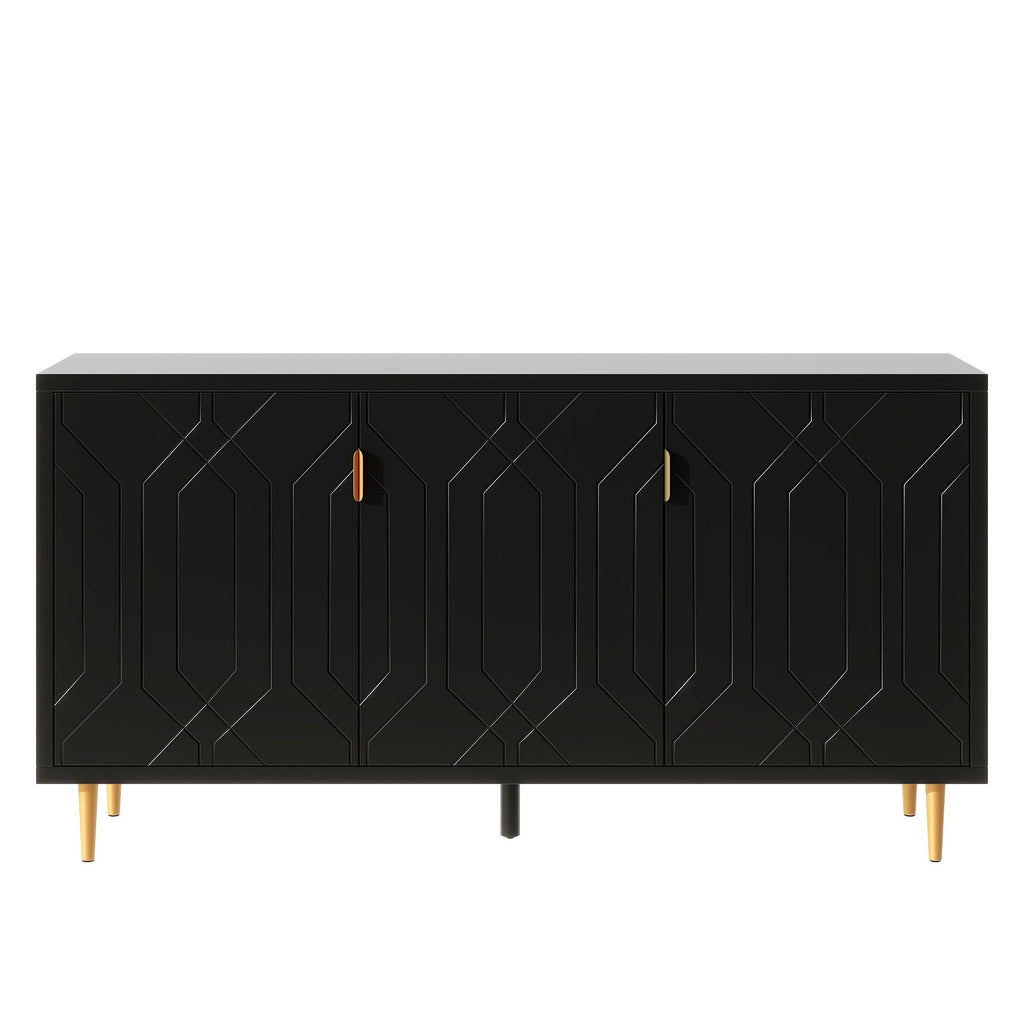 Modern Console Table with Storage by Homcom - Comfortable Living Decor