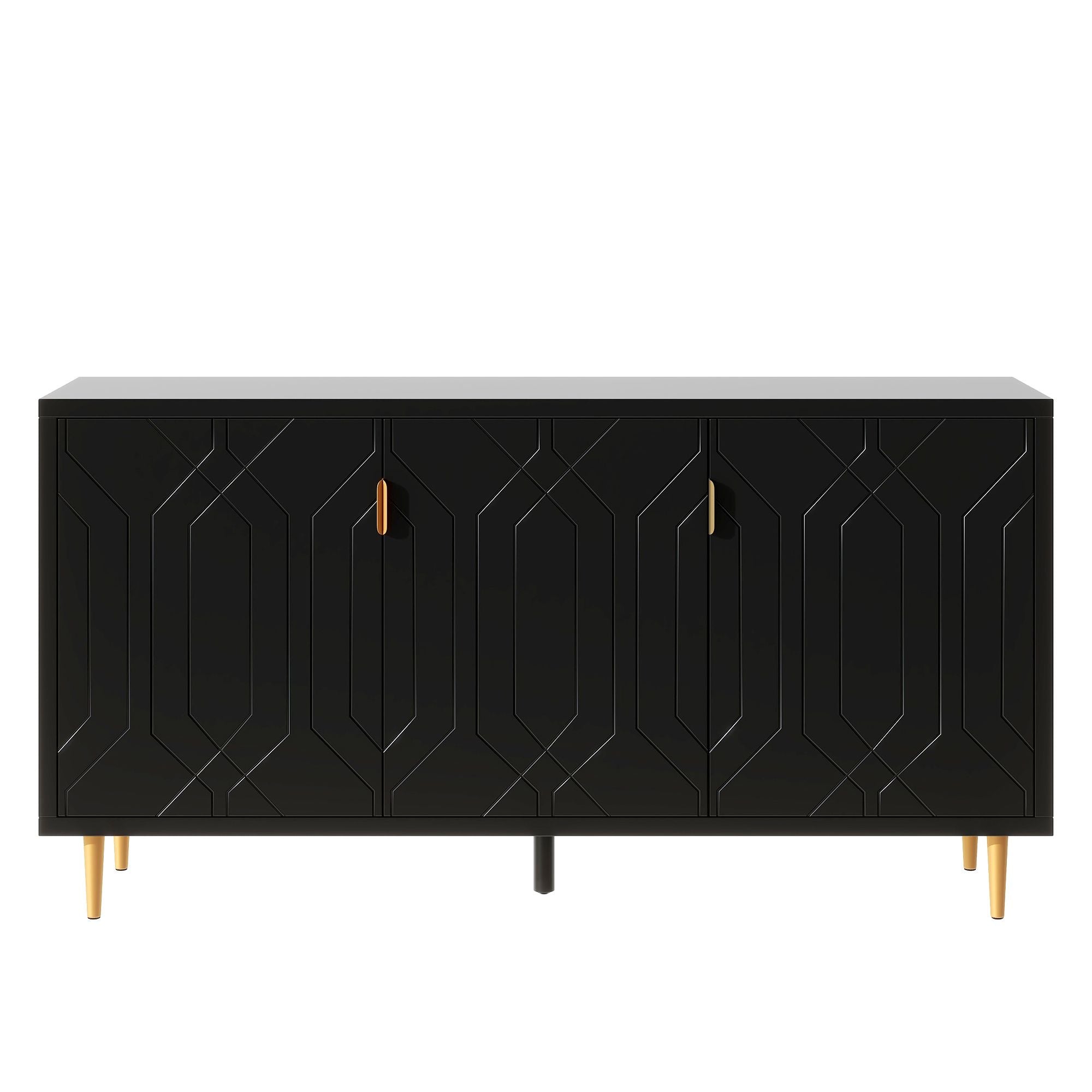 Modern Console Table with Storage by Homcom - Comfortable Living Decor