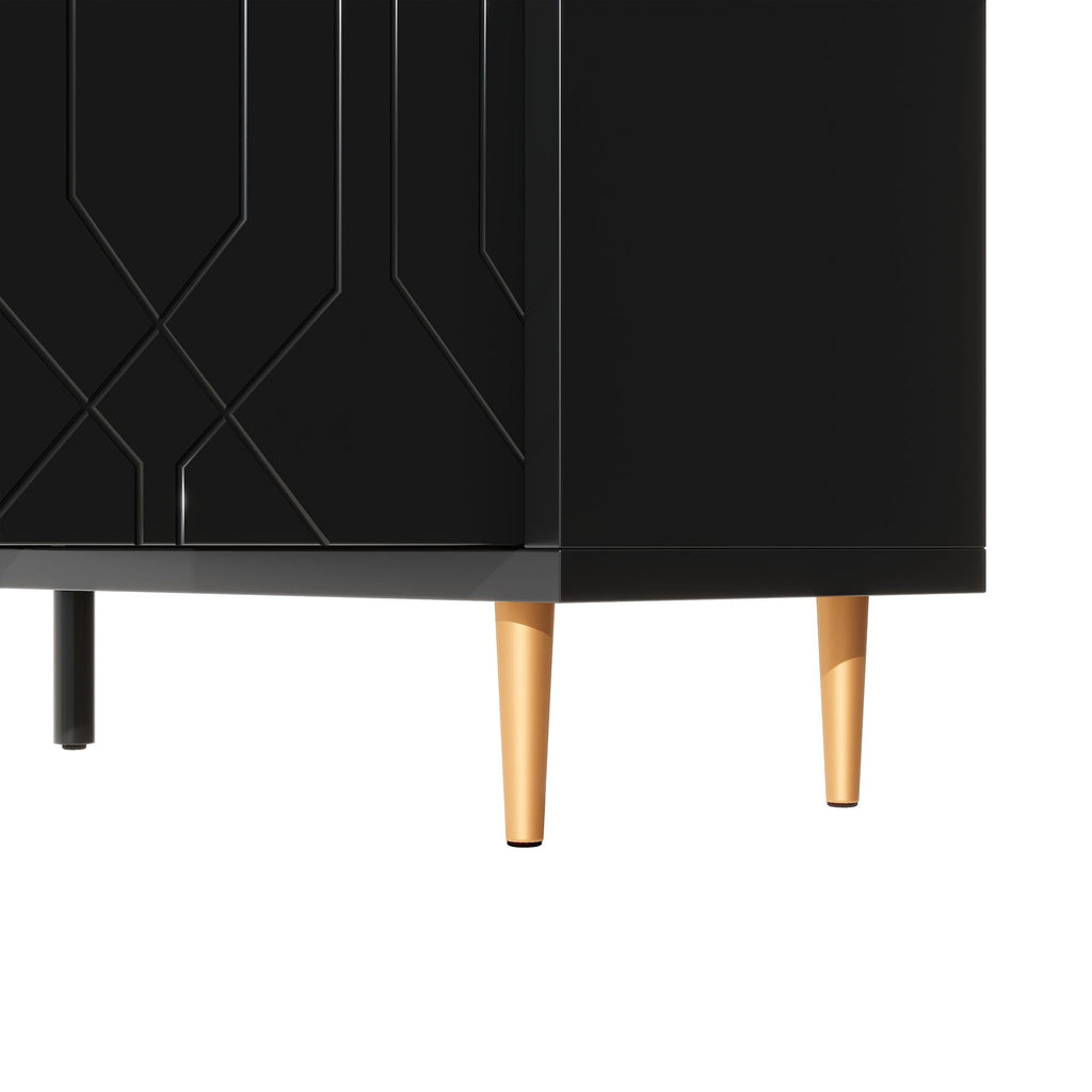 Modern Console Table with Storage by Homcom - Comfortable Living Decor