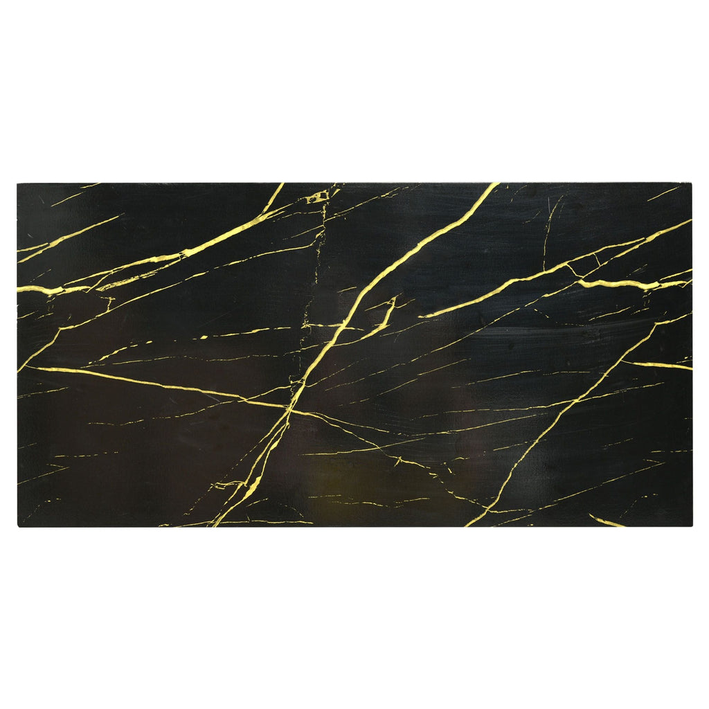 Modern Contemporary Cocktail Table with Faux Marble Top by Yeah Depot - Comfortable Living Decor