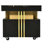 Modern Contemporary Cocktail Table with Faux Marble Top by Yeah Depot - Comfortable Living Decor
