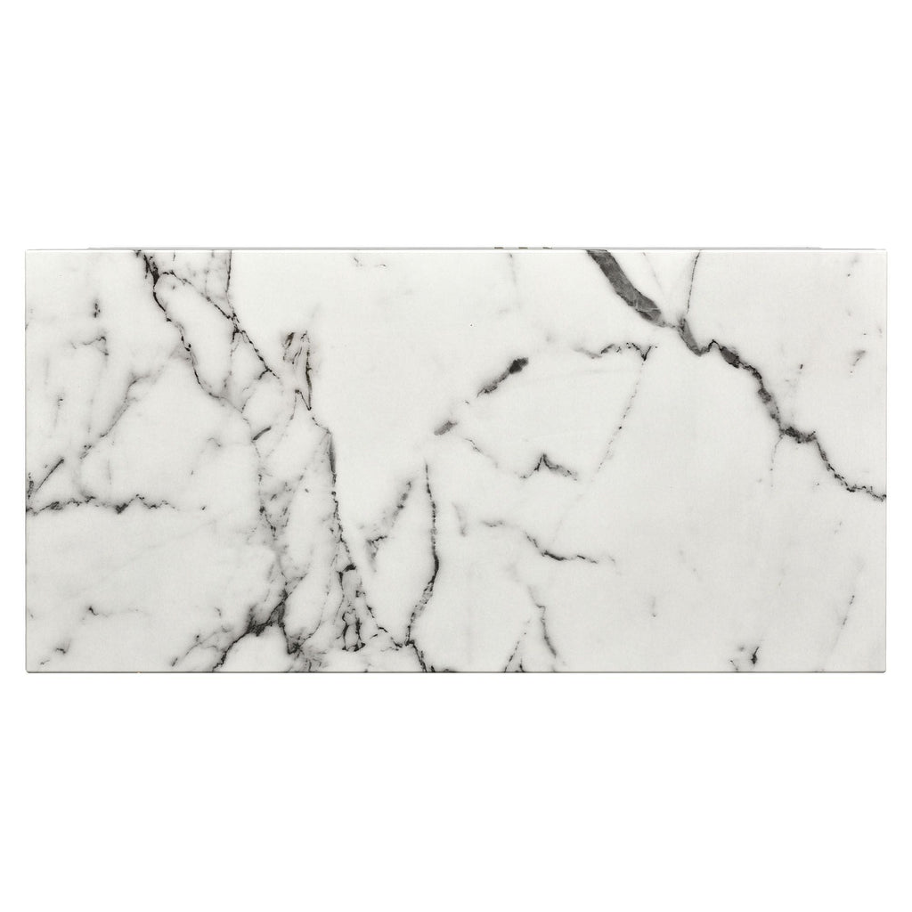 Modern Contemporary Cocktail Table with Faux Marble Top by Yeah Depot - Comfortable Living Decor