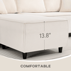 Modern Ergonomic Sofa Chair for Living Room Comfort - Comfortable Living Decor