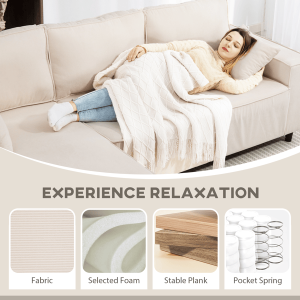 Modern Ergonomic Sofa Chair for Living Room Comfort - Comfortable Living Decor