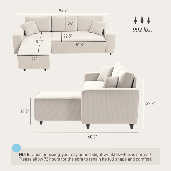 Modern Ergonomic Sofa Chair for Living Room Comfort - Comfortable Living Decor