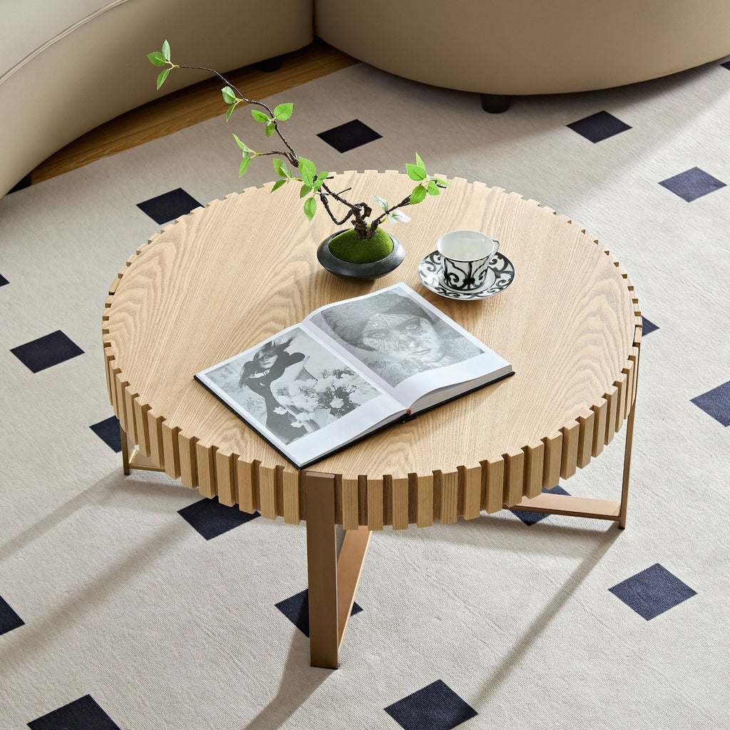 Modern Handcraft Cocktail Table by Orien - Comfortable Living Decor