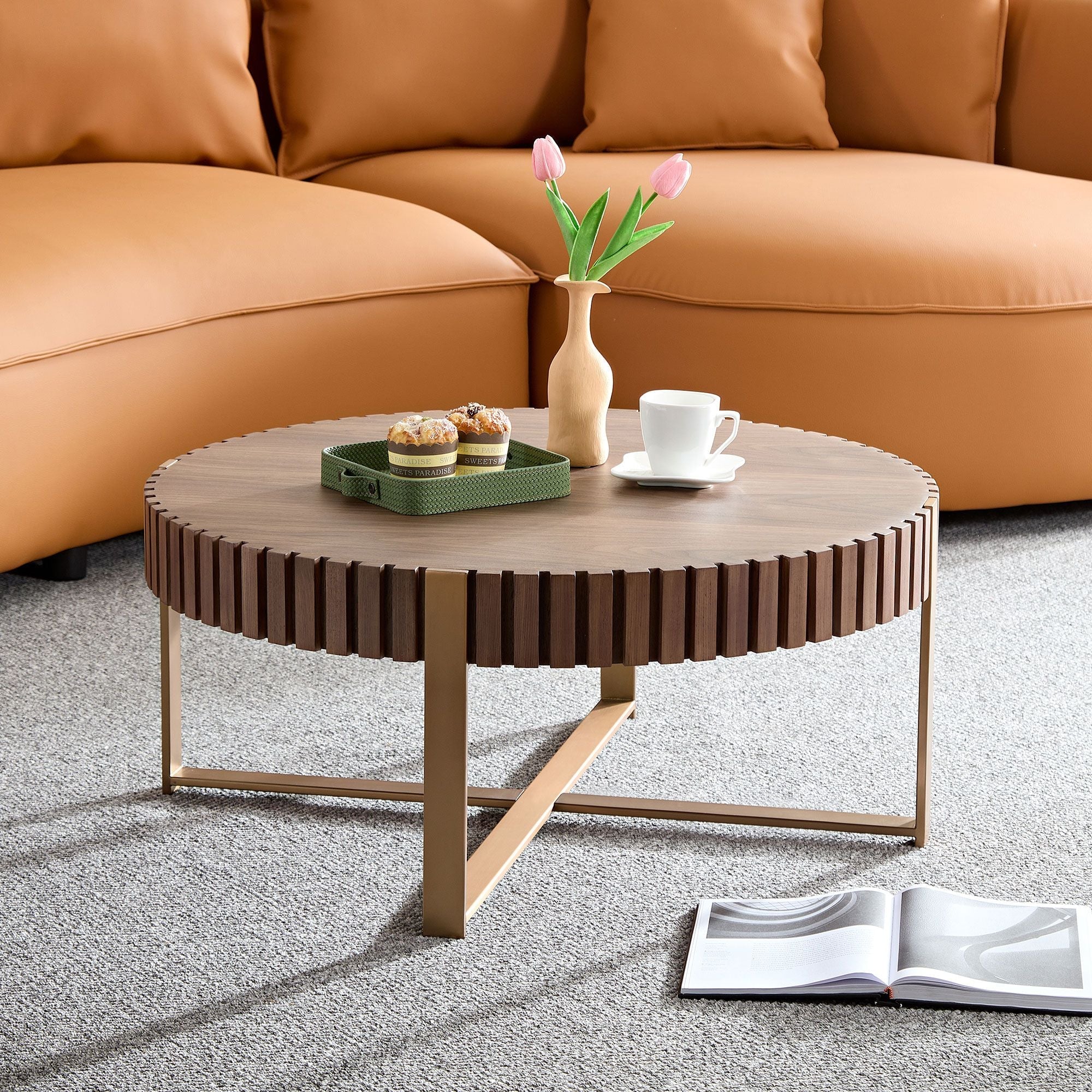 Modern Handcraft Cocktail Table by Orien - Comfortable Living Decor