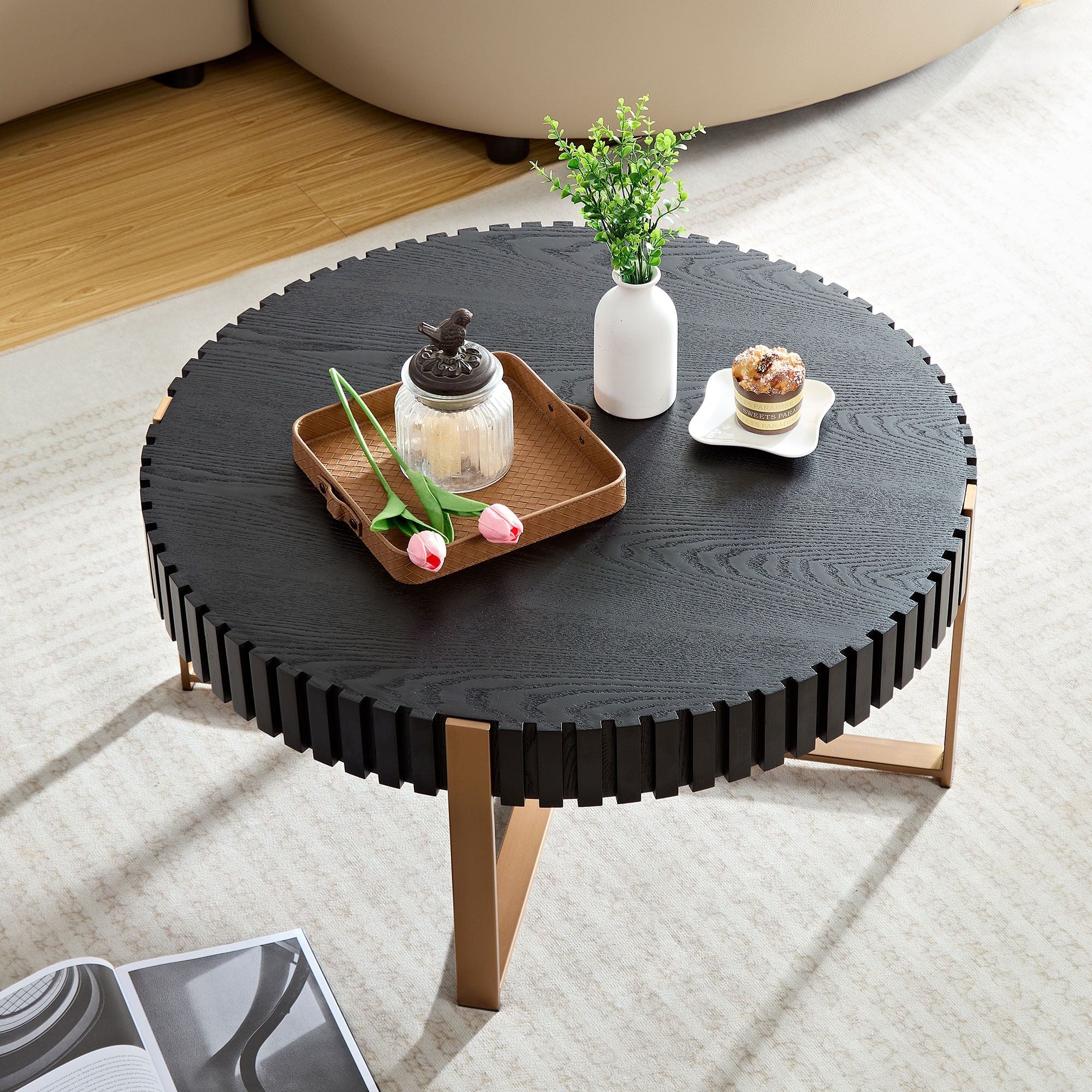 Modern Handcraft Cocktail Table by Orien - Comfortable Living Decor