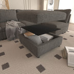 Modern Large Sectional Sofa, U - Shape Modular Sectional Couch with Storage Function,123" Sofa Bed with Ottoman,6 Seat Sectionals Chaise for Living Room,Chenille - Comfortable Living Decor