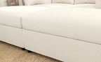 Modern Large Sectional Sofa, U - Shape Modular Sectional Couch with Storage Function,123" Sofa Bed with Ottoman,6 Seat Sectionals Chaise for Living Room,Chenille - Comfortable Living Decor