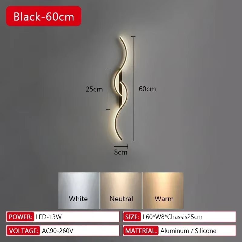Modern LED Wall Lamp - Comfortable Living Decor