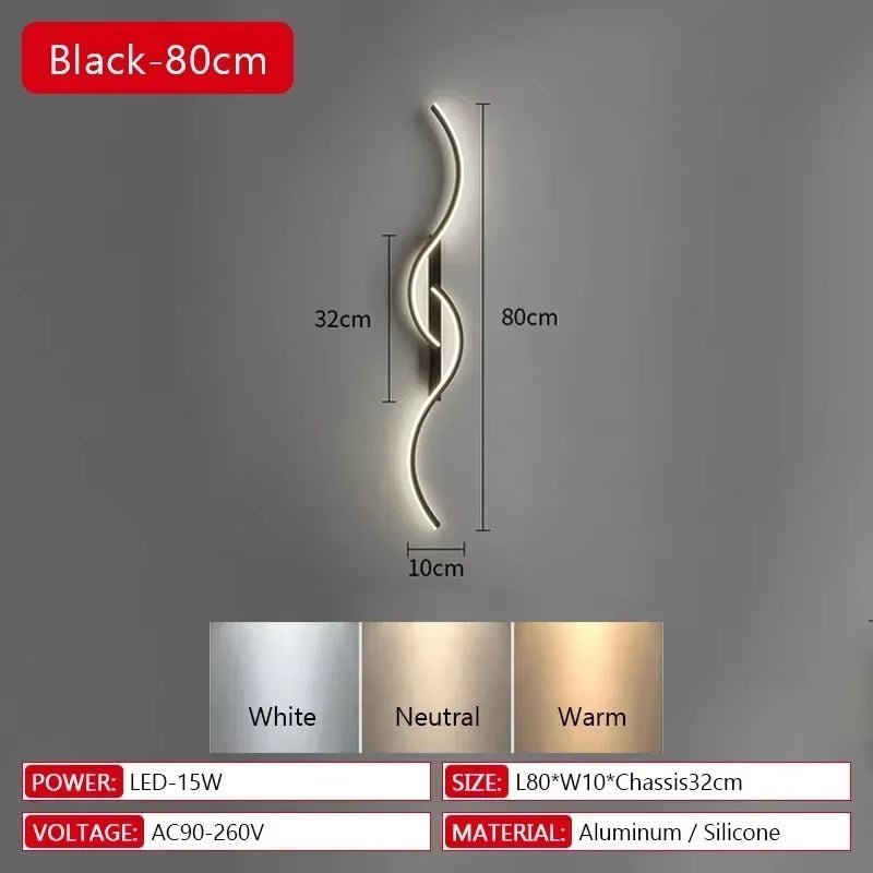 Modern LED Wall Lamp - Comfortable Living Decor