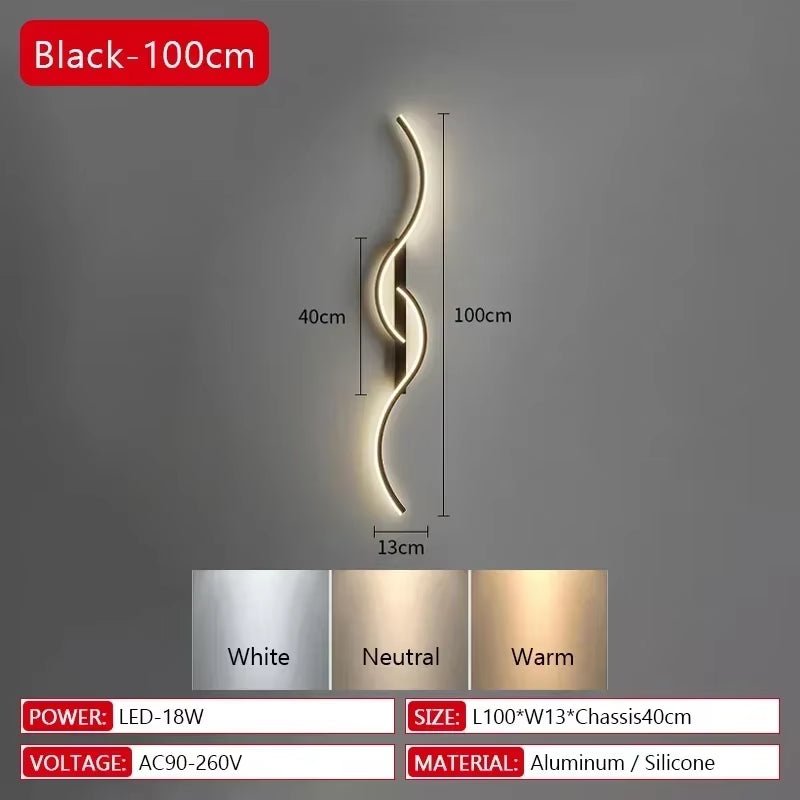Modern LED Wall Lamp - Comfortable Living Decor