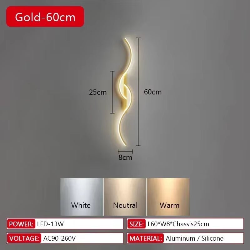 Modern LED Wall Lamp - Comfortable Living Decor