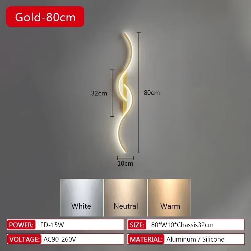 Modern LED Wall Lamp - Comfortable Living Decor