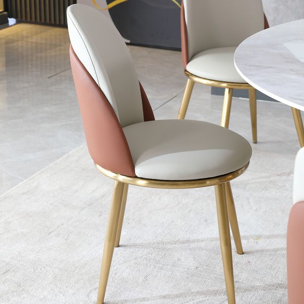 Modern Marble Dining Table with Removable Turntable, 59" Round Sintered Stone Table with Stainless Steel Base, 7 - Piece Dining Table Set for Dining Room, Kitchen, Dinette, Compact Space (LTL item) - Comfortable Living Decor
