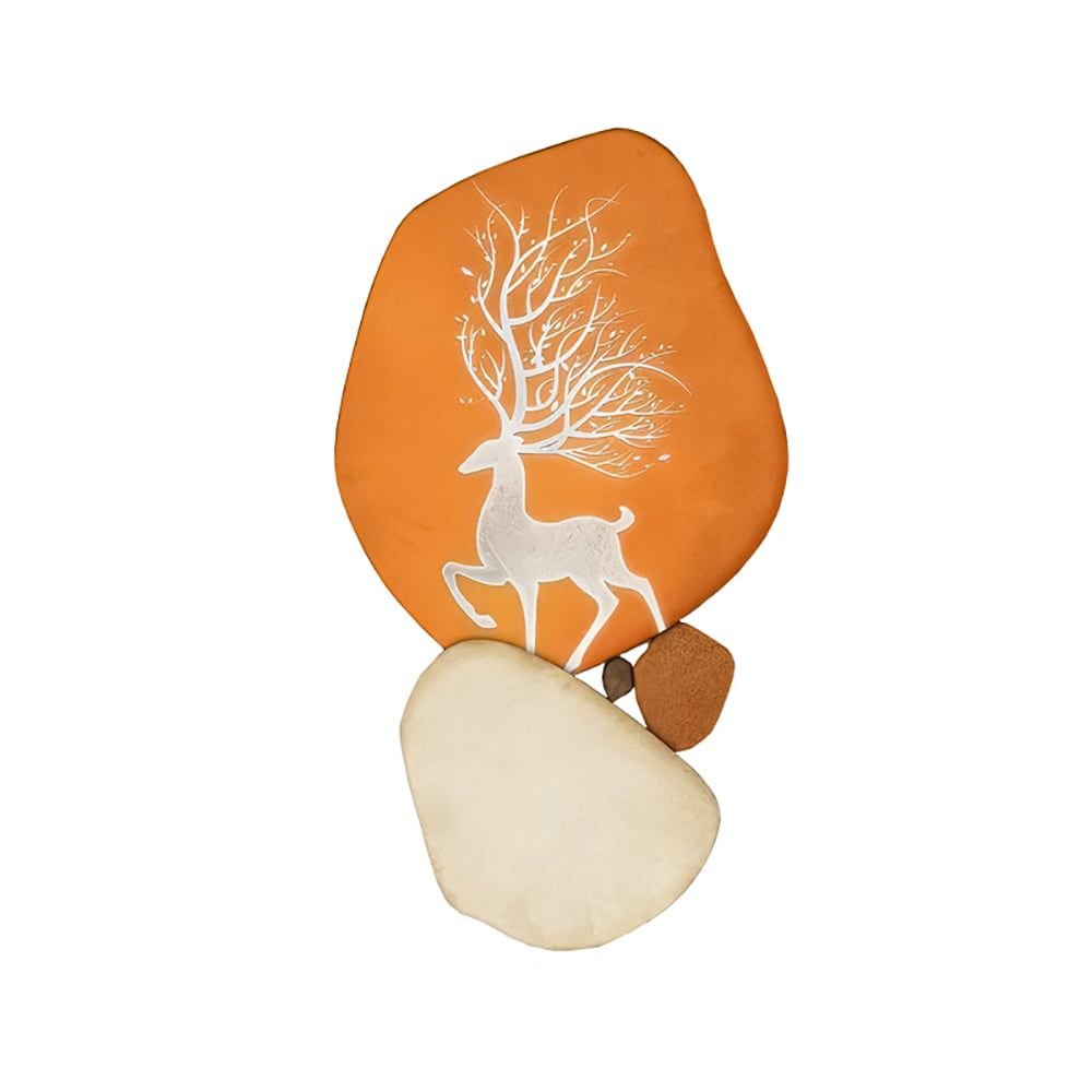 Modern Wooden Deer Wall Art - Comfortable Living Decor