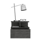 Nightstand Floating Flopini, Bedroom, Smokey Oak - Comfortable Living Decor
