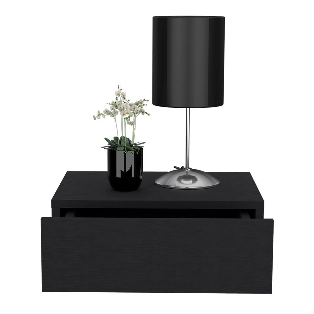 Nightstand Isola, Bedroom, Black - Comfortable Living Decor