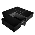 On - Trend Cocktail Table with 4 Storage Compartments by Yeah Depot - Comfortable Living Decor