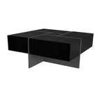 On - Trend Cocktail Table with 4 Storage Compartments by Yeah Depot - Comfortable Living Decor