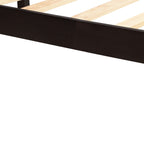 Platform Bed Frame with Headboard ; Wood Slat Support ; No Box Spring Needed ; Queen; Espresso - Comfortable Living Decor