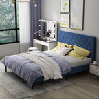Queen Size Bed Frame w/ Headboard by Yeah Depot - Comfortable Living Decor