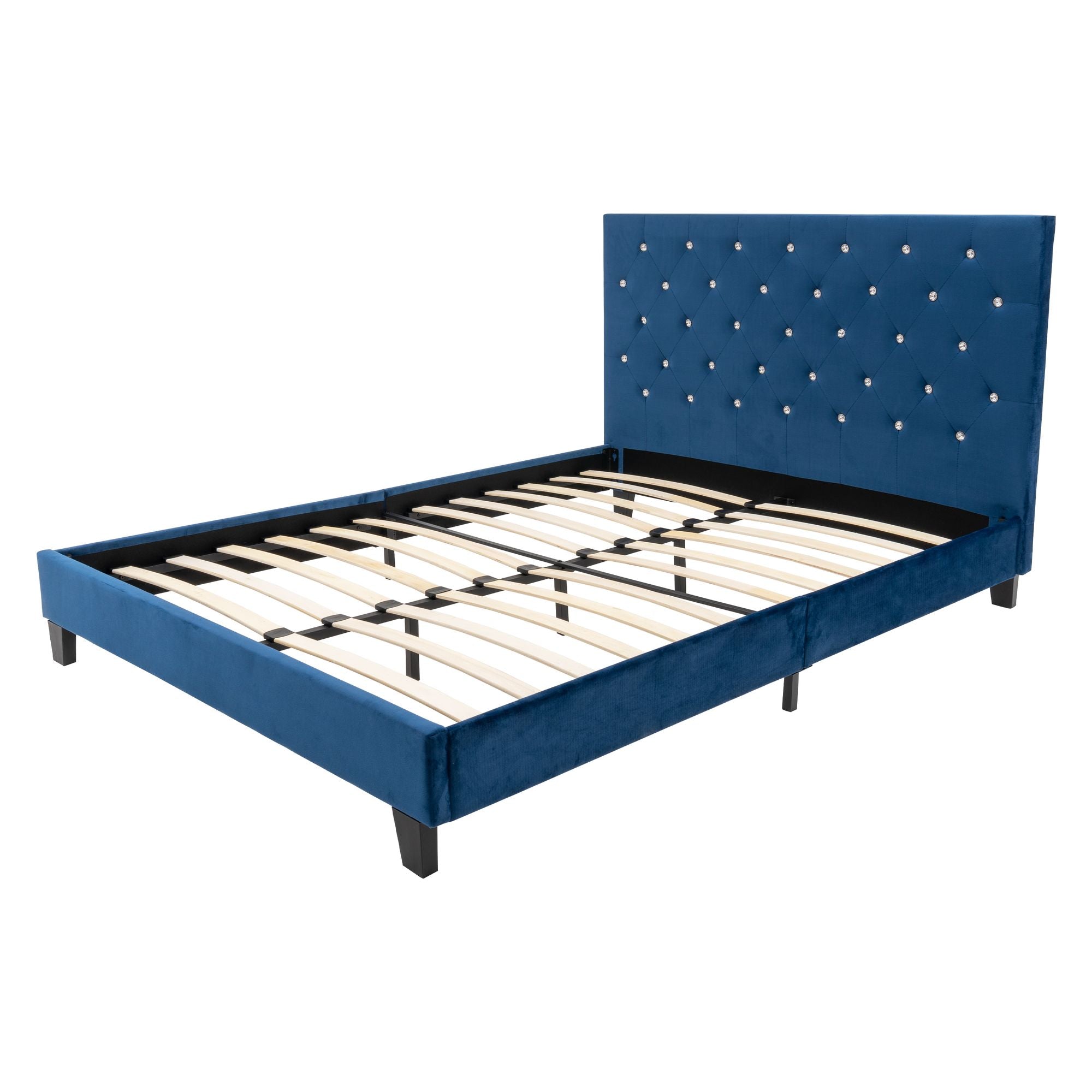 Queen Size Bed Frame w/ Headboard by Yeah Depot - Comfortable Living Decor