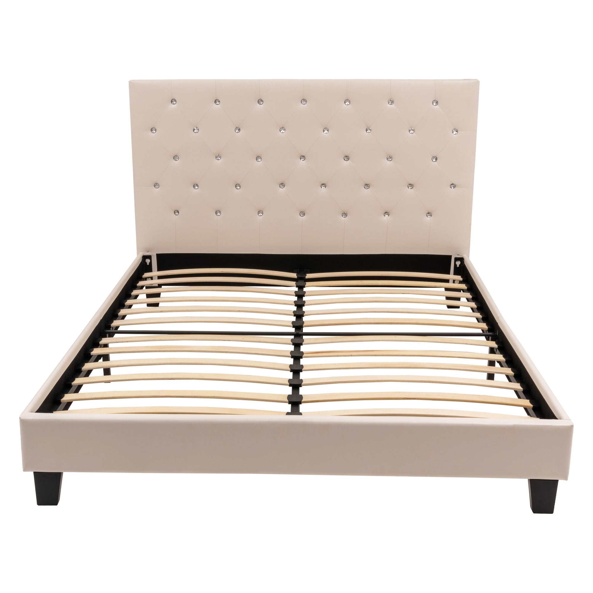 Queen Size Bed Frame w/ Headboard by Yeah Depot - Comfortable Living Decor