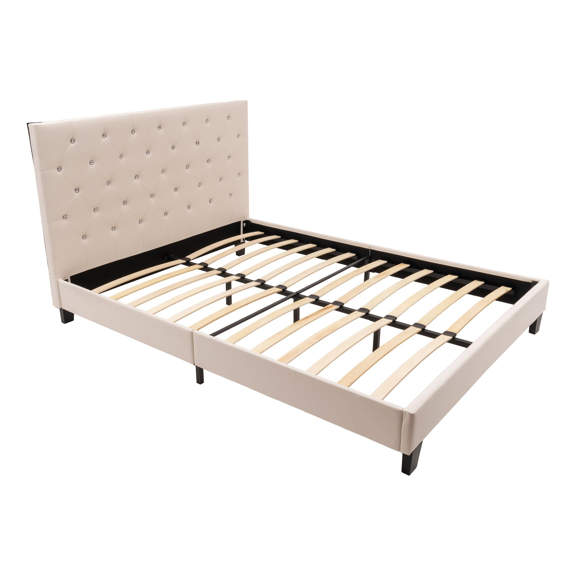 Queen Size Bed Frame w/ Headboard by Yeah Depot - Comfortable Living Decor