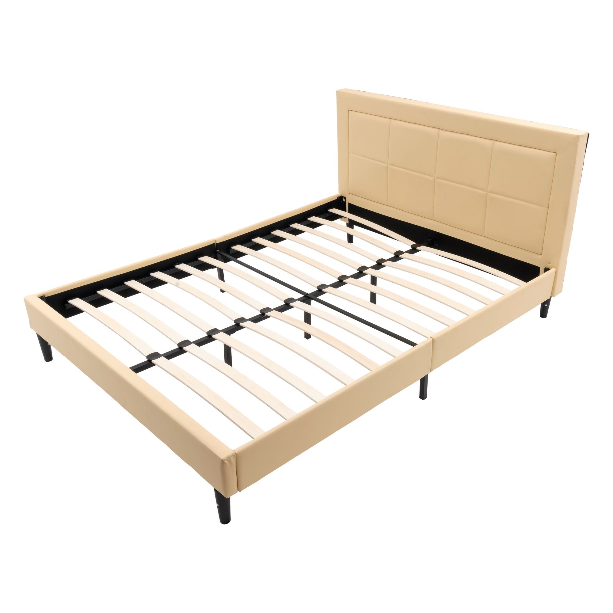 Queen Size Bed Frame w/ Headboard by Yeah Depot - Comfortable Living Decor