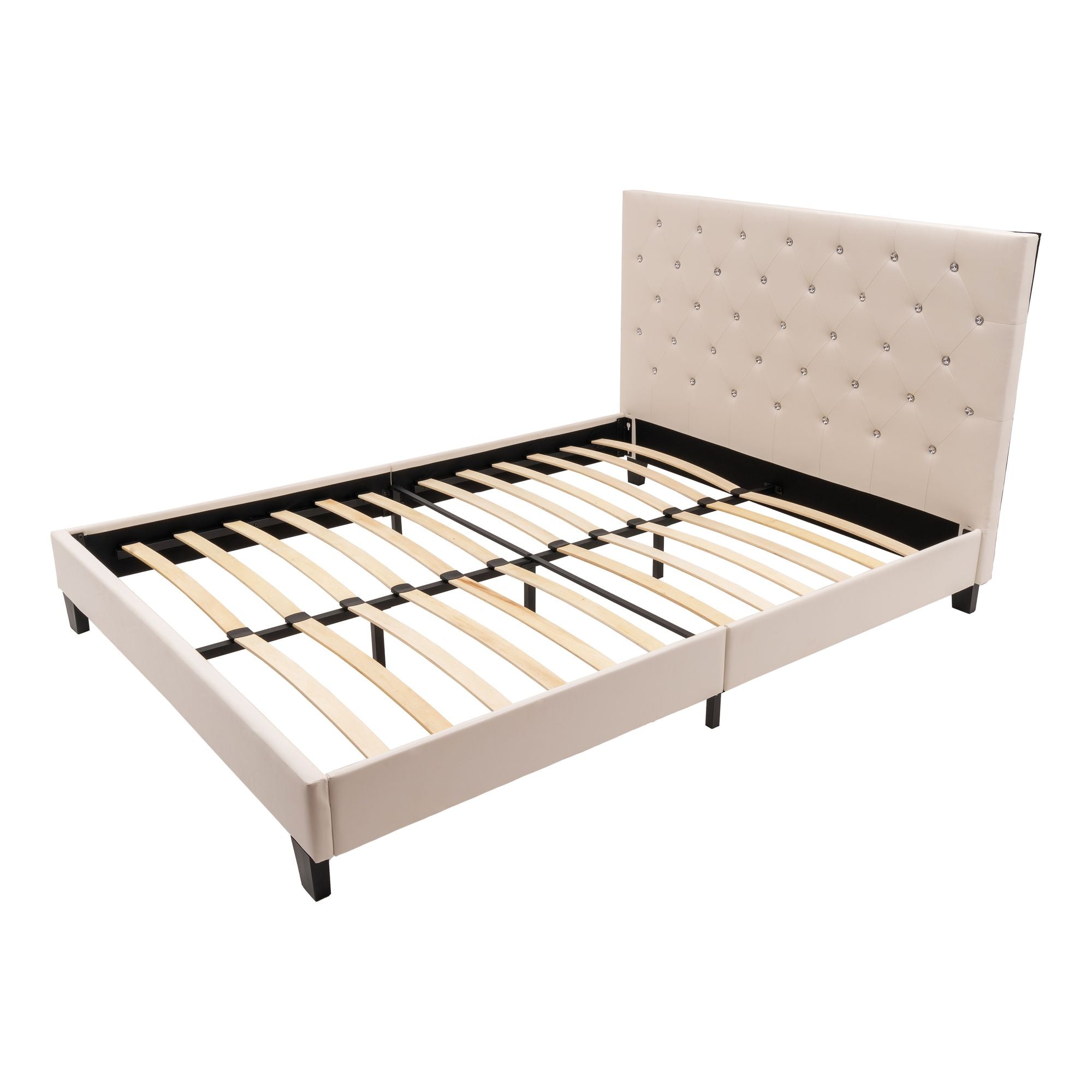 Queen Size Bed Frame w/ Headboard by Yeah Depot - Comfortable Living Decor