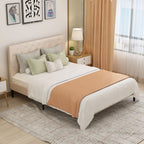 Queen Size Bed Frame w/ Headboard by Yeah Depot - Comfortable Living Decor