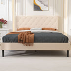 Queen Size Bed Frame w/ Headboard by Yeah Depot - Comfortable Living Decor