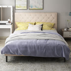 Queen Size Bed Frame w/ Headboard by Yeah Depot - Comfortable Living Decor