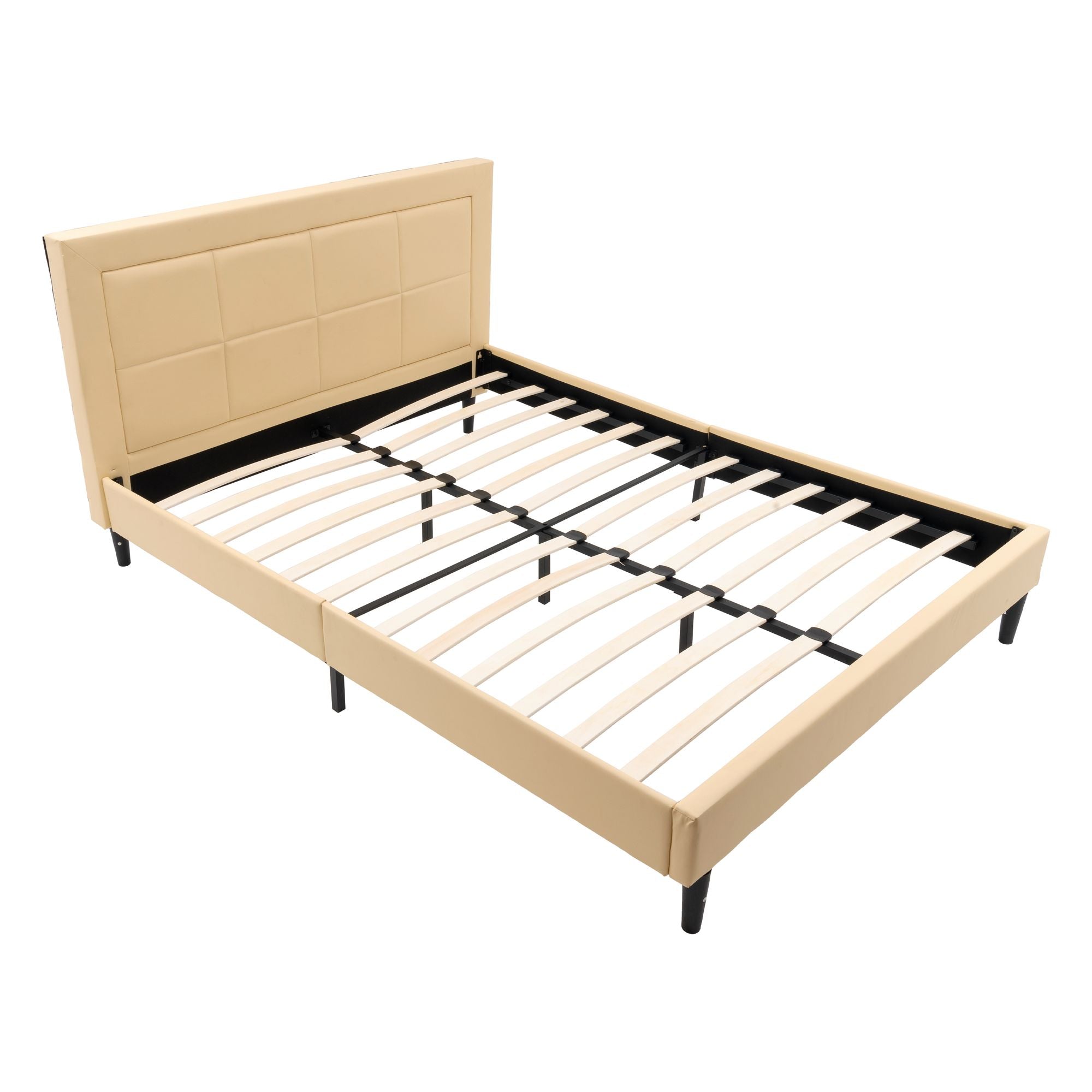 Queen Size Bed Frame w/ Headboard by Yeah Depot - Comfortable Living Decor
