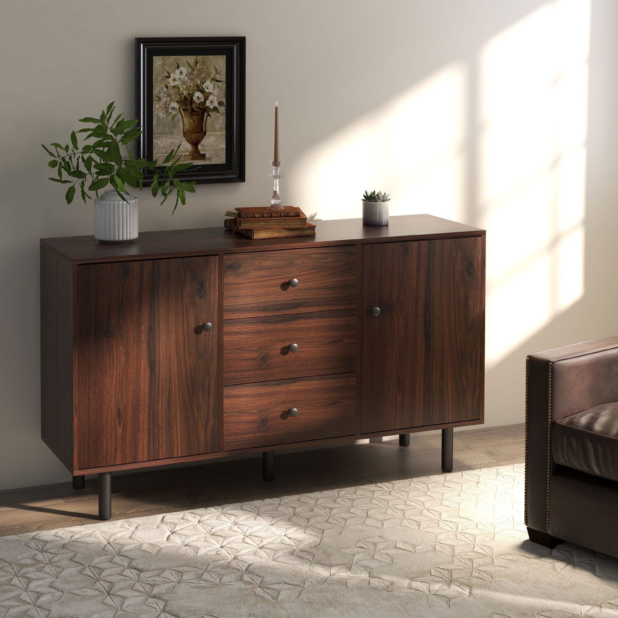 Retro Sideboard Kitchen Buffet by Homcom - Comfortable Living Decor