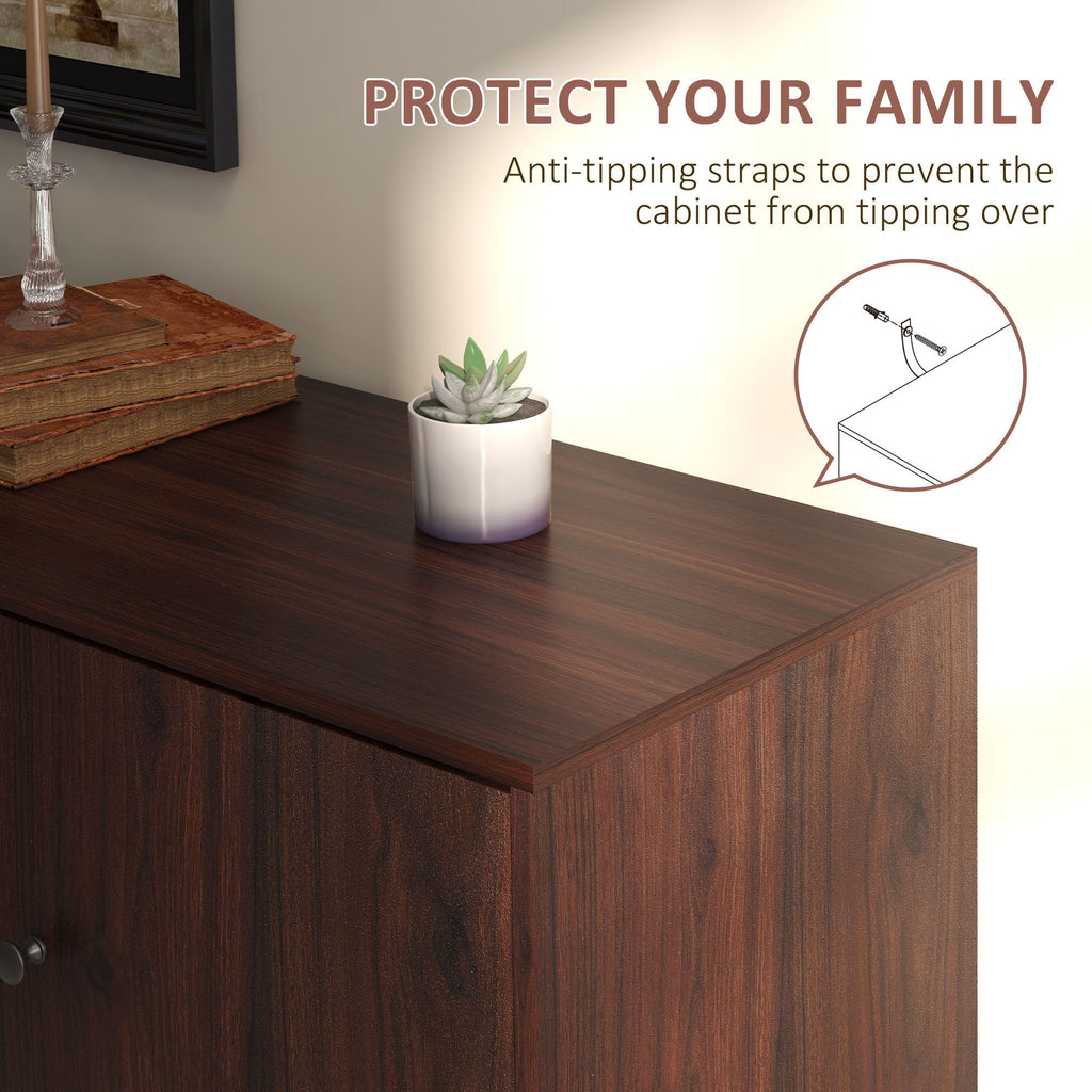 Retro Sideboard Kitchen Buffet by Homcom - Comfortable Living Decor
