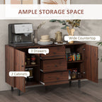 Retro Sideboard Kitchen Buffet by Homcom - Comfortable Living Decor