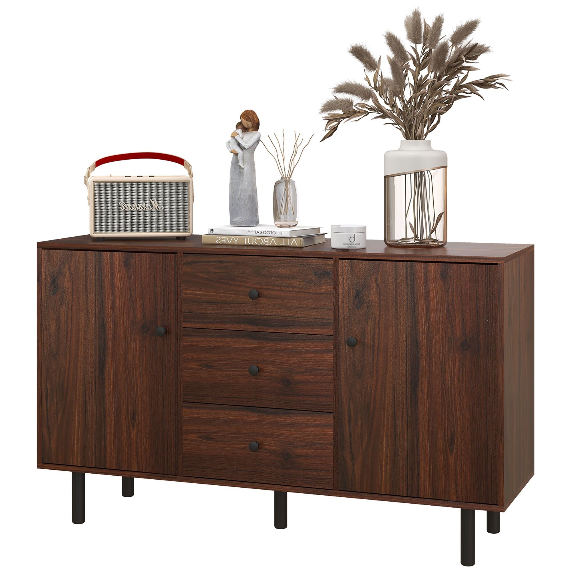 Retro Sideboard Kitchen Buffet by Homcom - Comfortable Living Decor