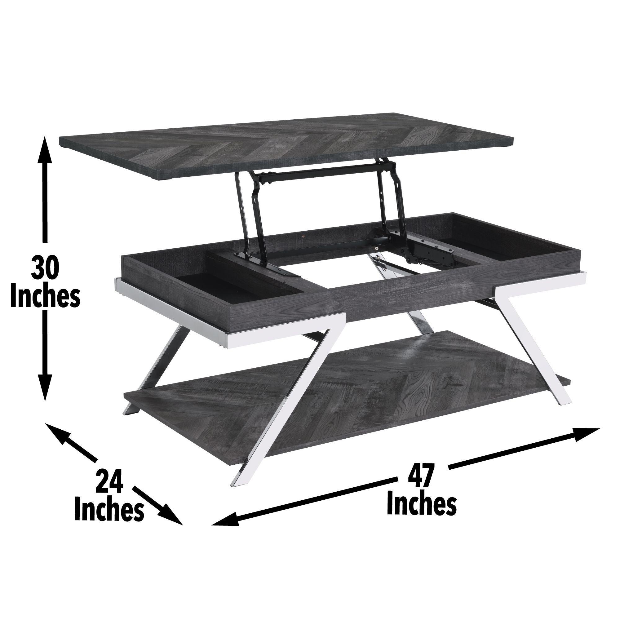 Roma Lift Top Cocktail Table by Yeah Depot - Comfortable Living Decor
