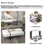 Rosmary High Gloss Surface Cocktail Table by Orien - Comfortable Living Decor