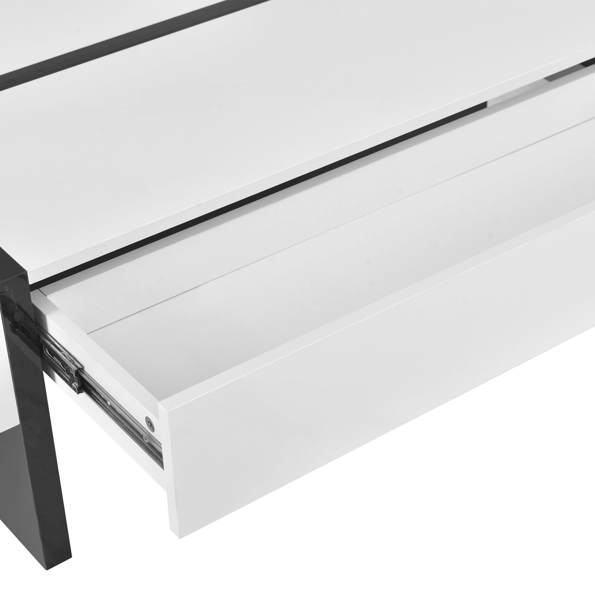 Rosmary High Gloss Surface Cocktail Table by Orien - Comfortable Living Decor