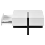 Rosmary High Gloss Surface Cocktail Table by Orien - Comfortable Living Decor
